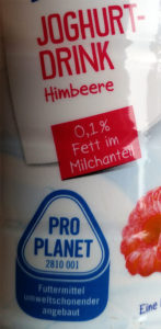 0,1% Fett im Milchanteil