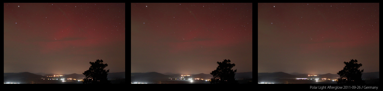 Polarlicht Afterglow